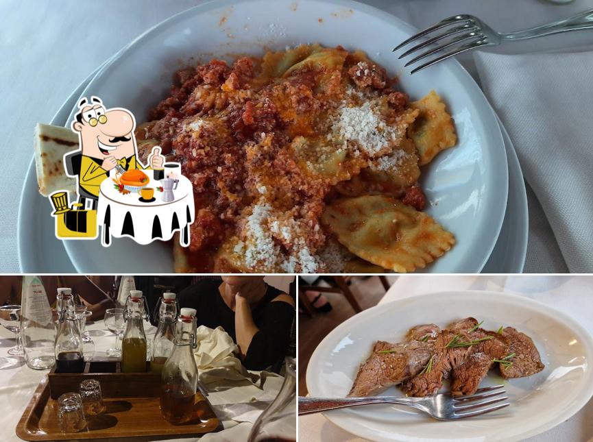 Platti al Osteria Del Borgo