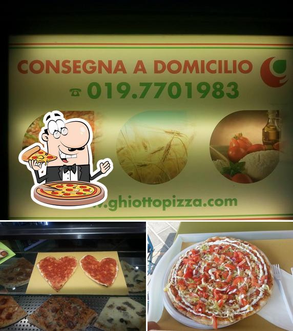 Elige una pizza en Ghiotto