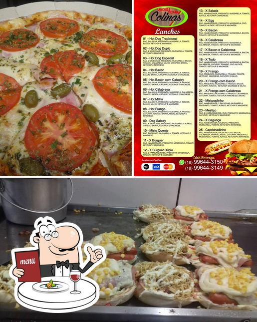 Comida em Pizzaria Colinas Assis sp. Assis SP