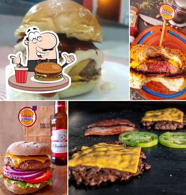 Peça um hambúrguer no Friends Burguer e cia