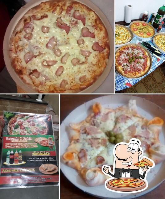 Escolha pizza no K Pizza