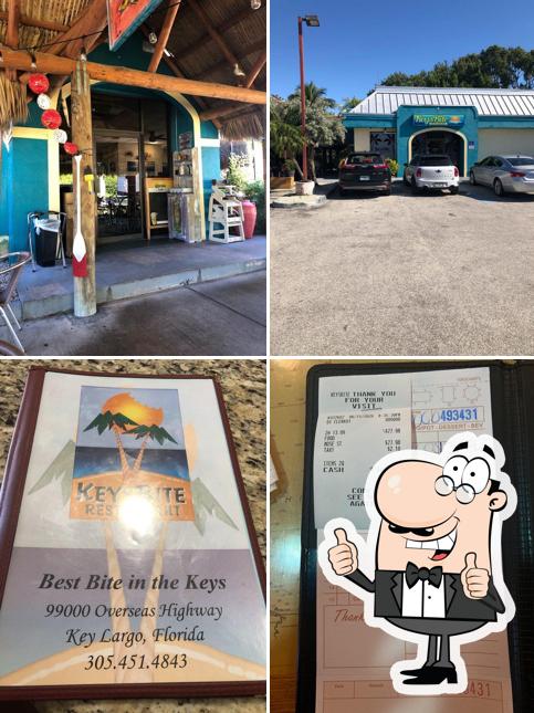 Keys Bite, 99000 Overseas Hwy in Key Largo Restaurant menu and reviews