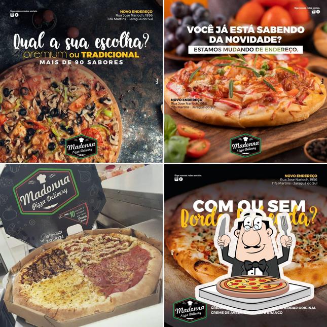 No Madonna Pizza, você pode pedir pizza