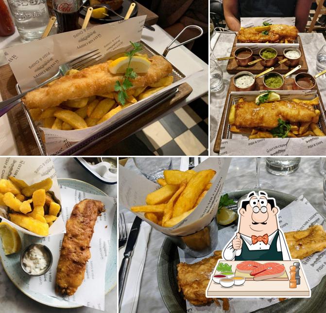 Fish and chips at Mayfair Chippy - The City