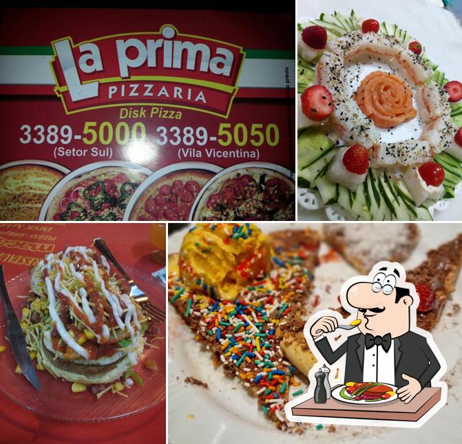 Comida em Pizzaria La Prima