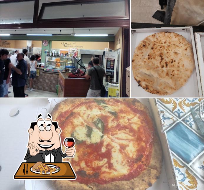 A Pizzeria Le 3C Formia Gianola-Santo Janni (anche senza glutine), vous pouvez prendre des pizzas