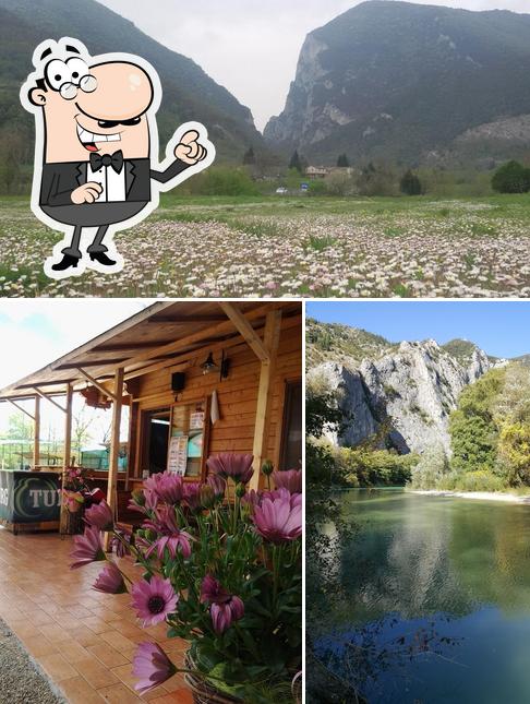 Gli esterni di Il Chioschetto Villa Furlo Park