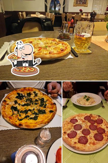 Essayez des pizzas à Pizzeria Restaurant Löwen