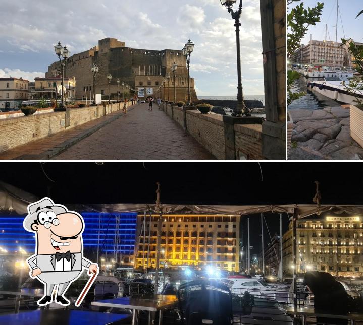 Gli esterni di Trattoria Castel dell'Ovo