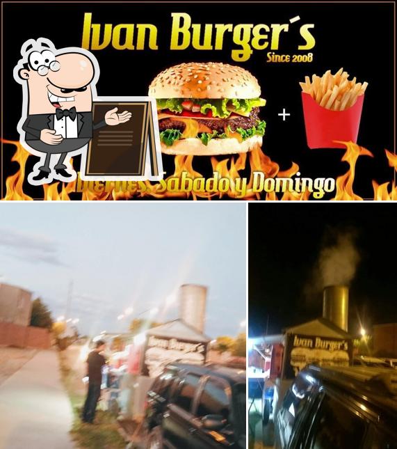 Among various things one can find exterior and burger at ivan burger'S