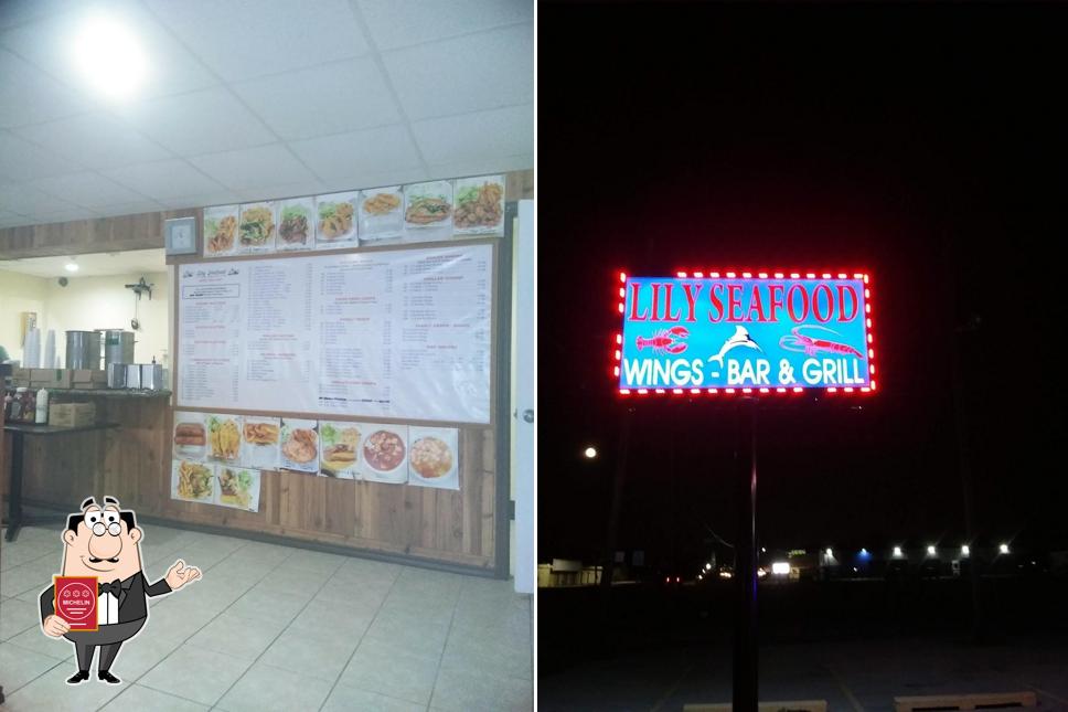 Lily's Seafood Bar And Grill in Beaumont Restaurant menu and reviews