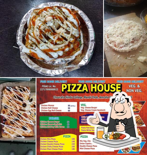 Food at pizza house