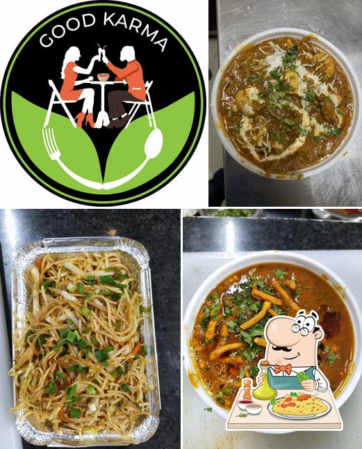 Food at Good Karma Restaurant