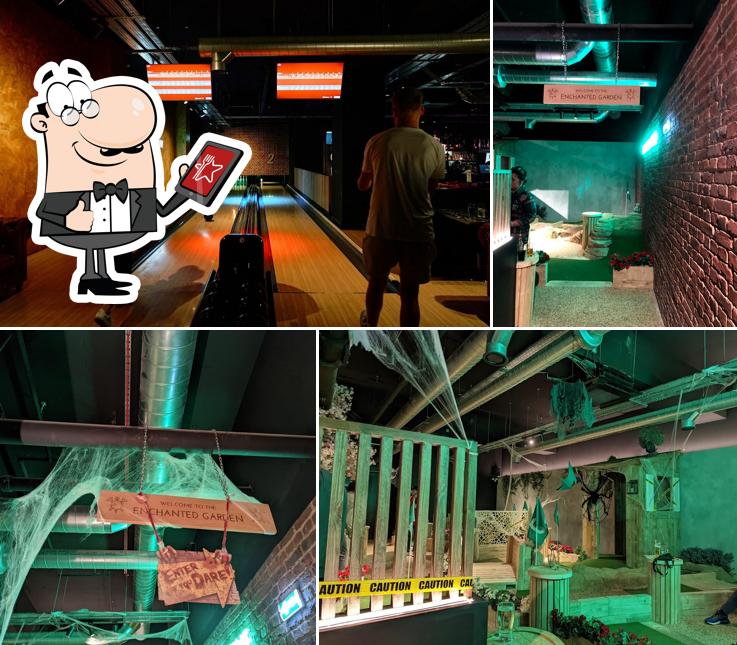 Pub y bar Spinners Crazy Golf & Bowling, Reading Carta del