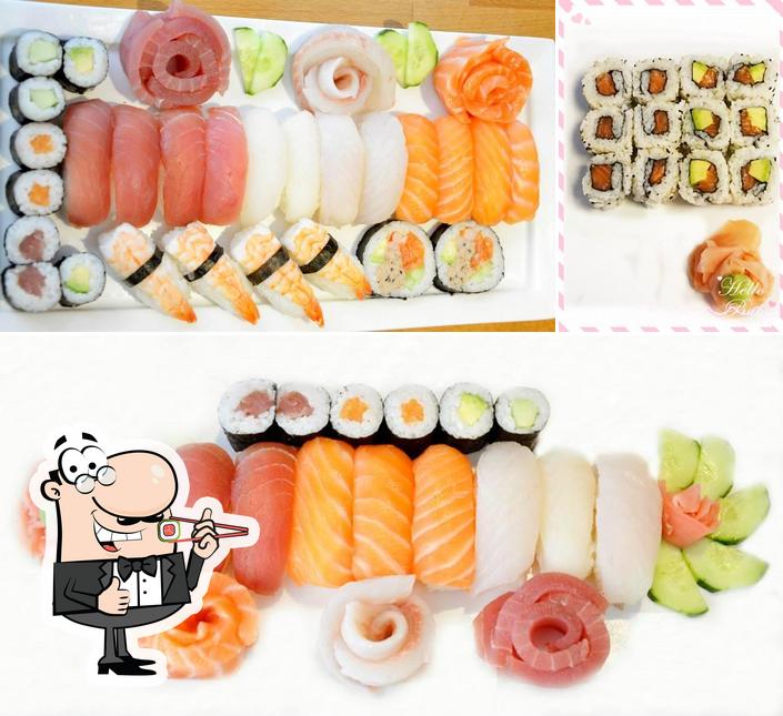 Commandez différentes options de sushi