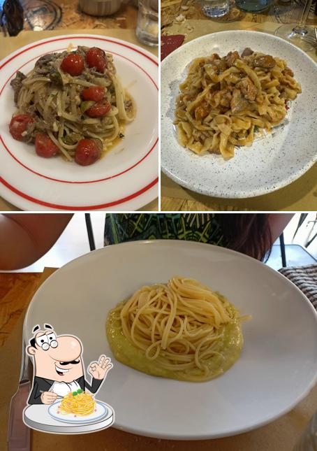 Spaghetti alla carbonara al Osteria Clandestina