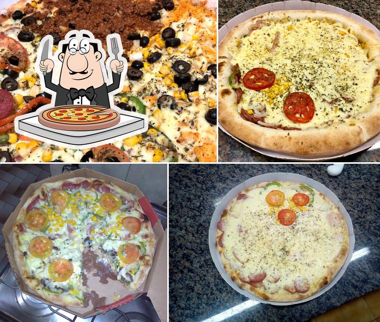 Escolha diferentes estilos de pizza