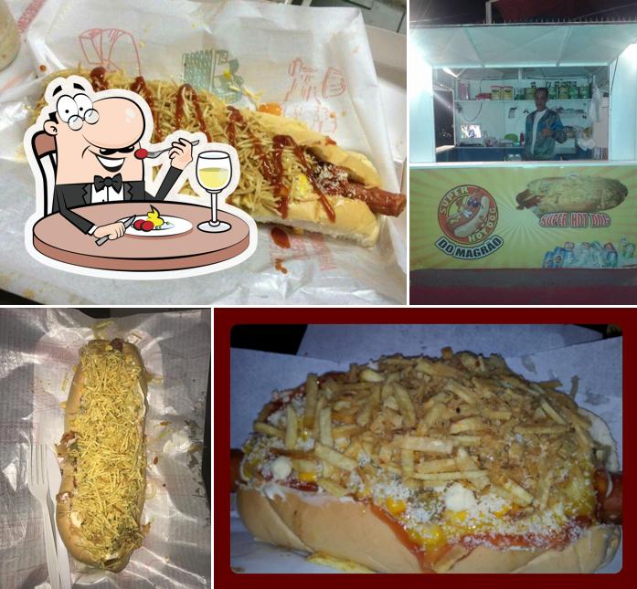 Comida em Hot Dog do Magrão (Cachorro Quente)