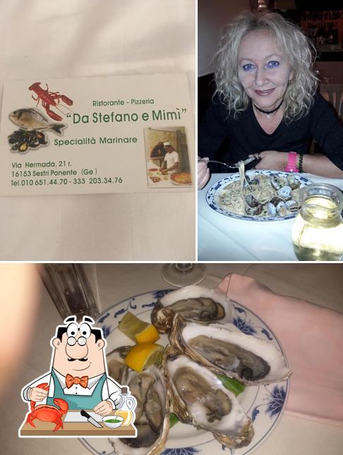 Ordina la cucina di mare a Stefano e Mimi