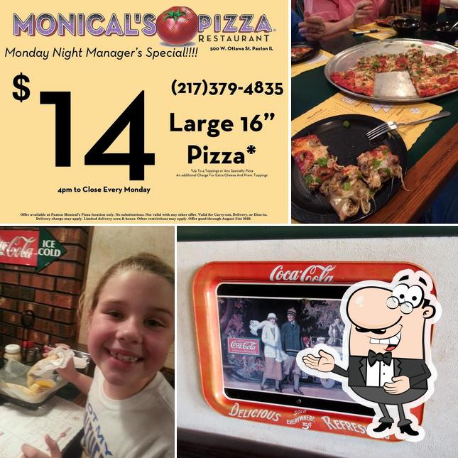 Monical's Pizza in Paxton - Restaurant menu and reviews