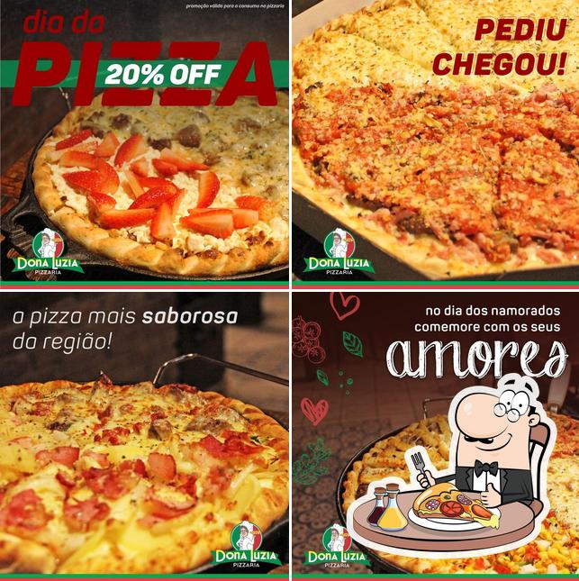 Consiga pizza no Pizzaria Dona Luzia