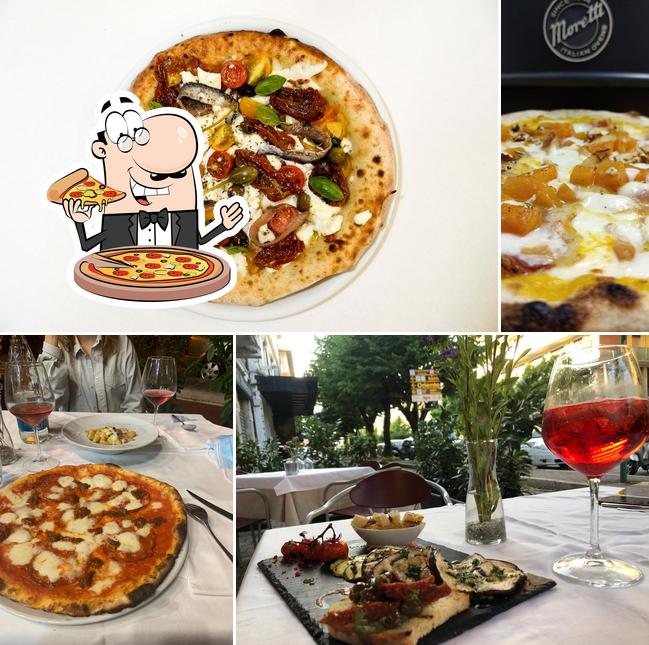 Prenditi una pizza a Ristorante Pizzeria d'Annunzio 116