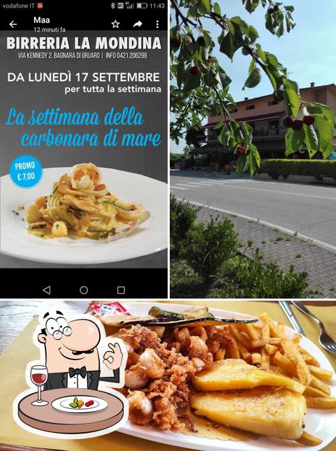 Platti al Osteria La Mondina