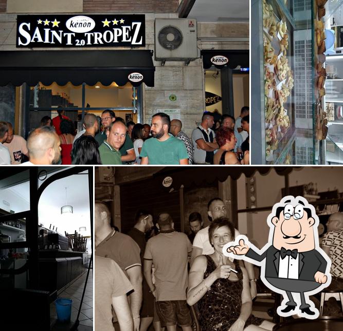Dai un'occhiata agli interni di Caffè Saint Tropez