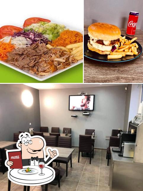 Entre la variedad de cosas que hay en Kebab Avine también tienes comida y interior