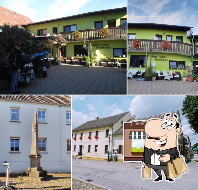 Das Äußere von Hotel & Restaurant Zum Alten Brauhaus in Niemegk