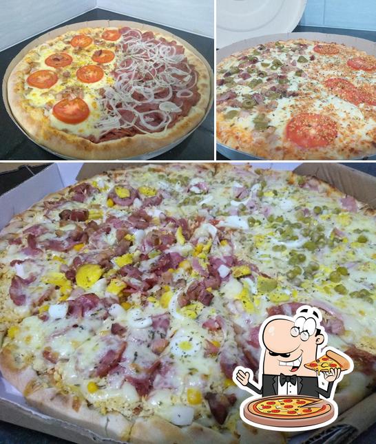 Peça diversos tipos de pizza