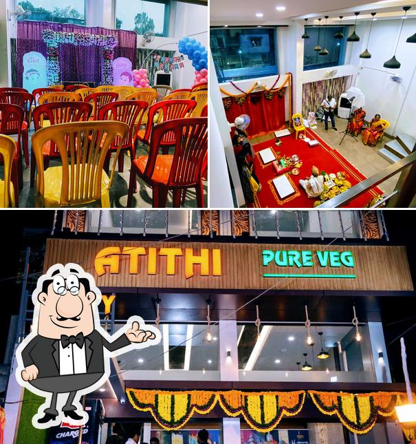 Check out how Atithi Pure Veg looks inside