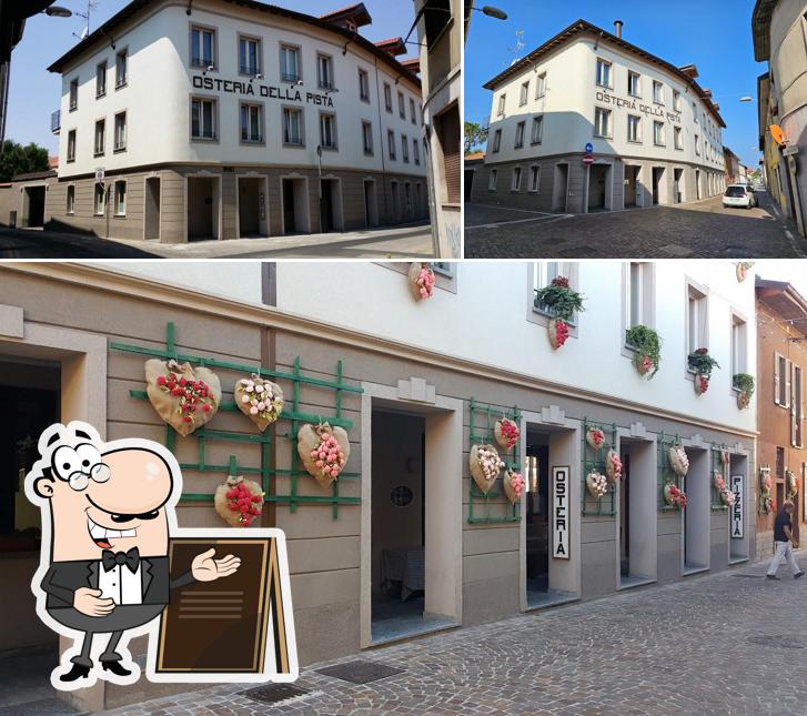 Goditi la vista dagli esterni di Hotel Osteria della Pista
