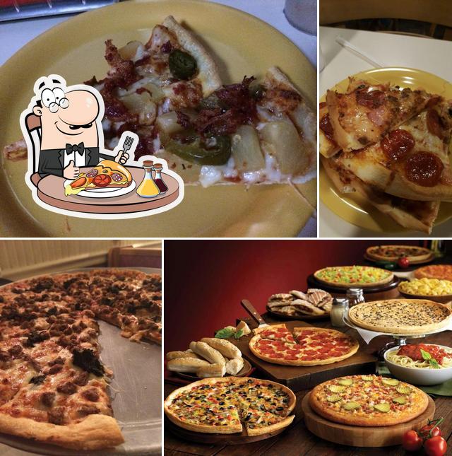 Try out pizza at Pizza Inn