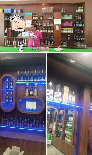Check out how Elite foreign liquor shop tasmac bar club looks inside