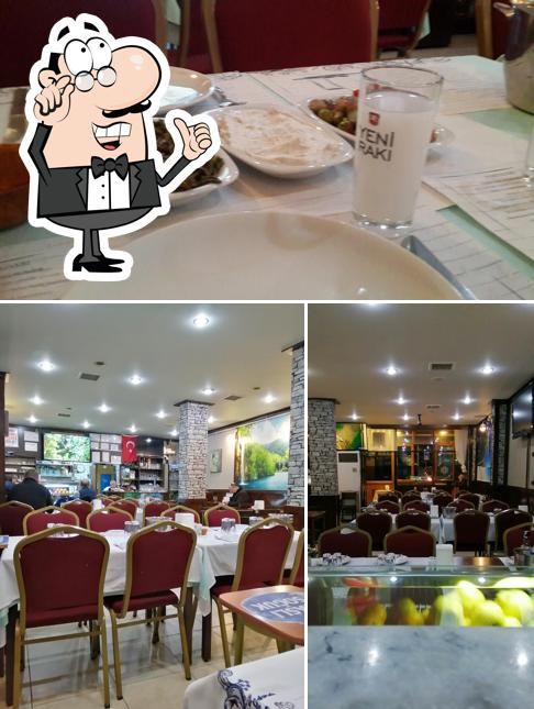 The interior of Farilya Restaurant Et Ve Balık