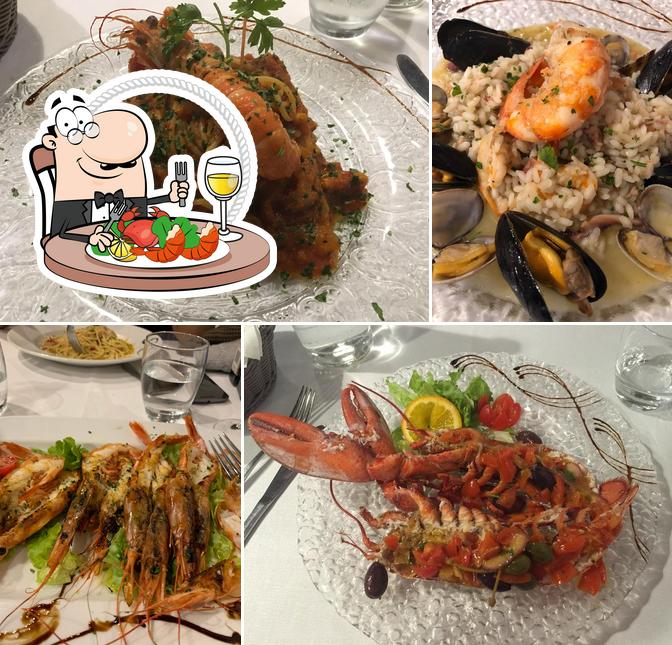 Get seafood at Trattoria Il Vagone