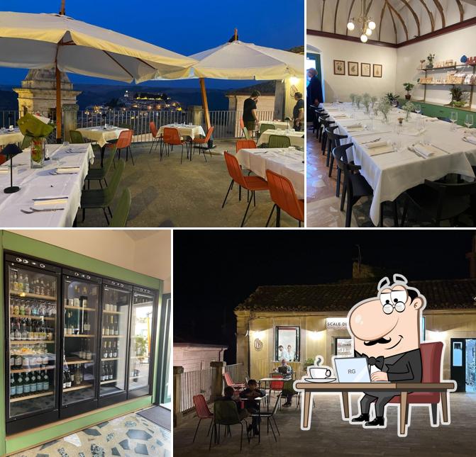 Scale del Gusto salotto • cucina • bottega