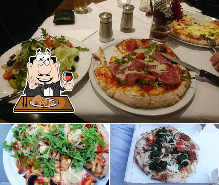 At Steinofen Pizzeria Hildesheim, you can try pizza