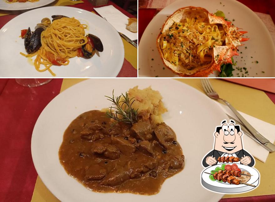 Platti al Trattoria Trieste Benedetto Buffet