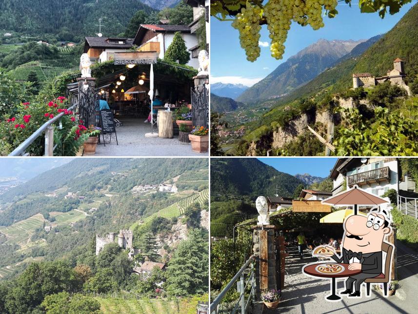 Jetez un coup d’œil à quoi ressemble Biergarten Tirol à l'extérieur