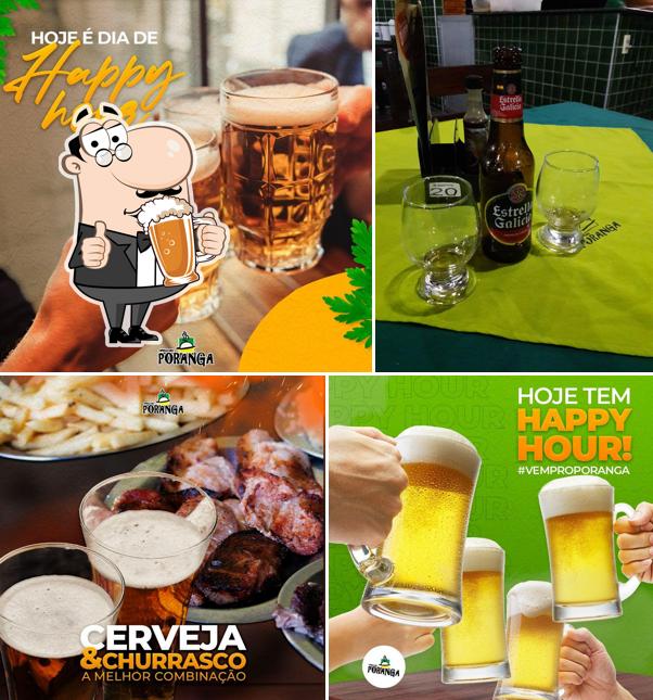 Você pode tomar um copo de cerveja leve ou escura