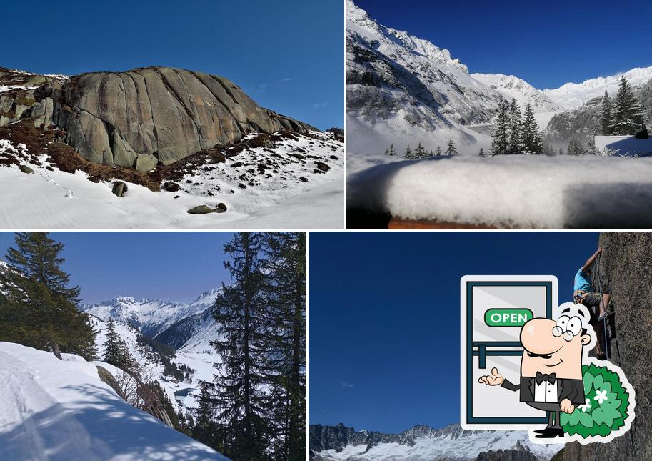 Puoi goderti l'aria fresca dal dehors di Gasthaus Göscheneralp