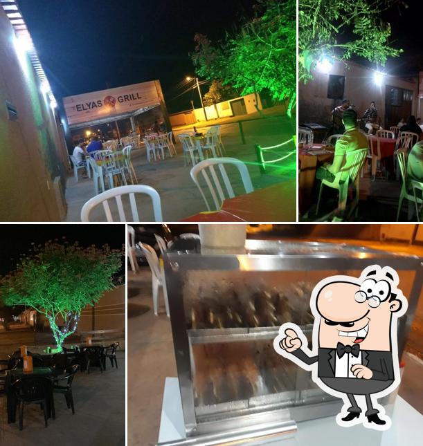 O interior do Elyas Grill ( jantinhas, espetinhos, caldos, porções, petiscos, bebidas)