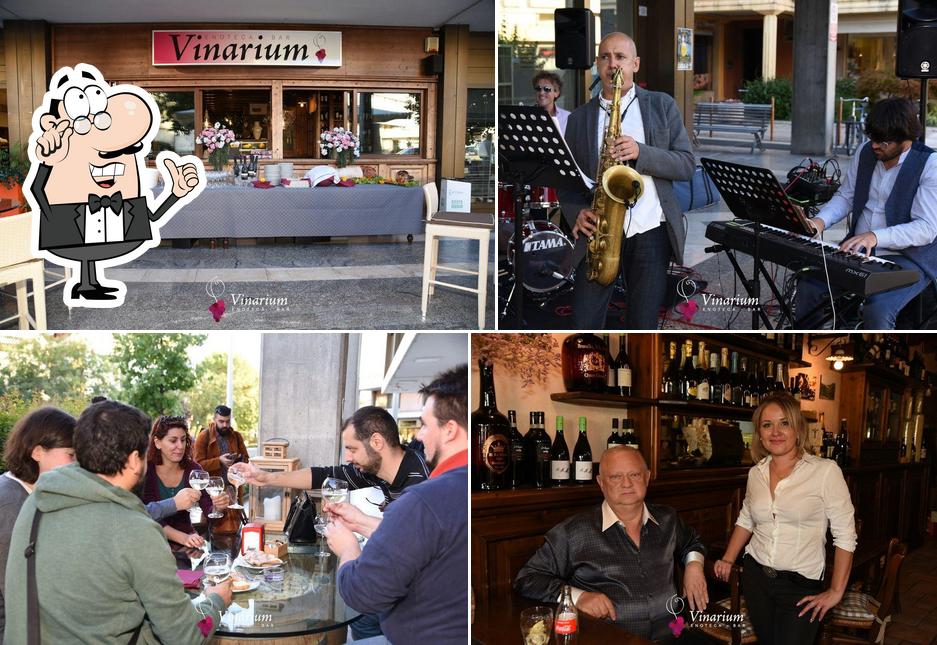 Gli interni di Enoteca Vinarium