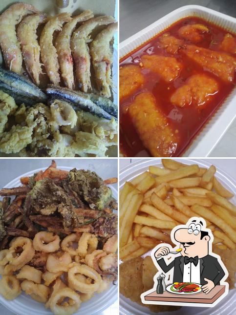 Platti al Fish&chips "A Sian Friti Da Fabri'"