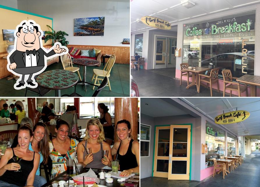 Surf Break Cafe in Honomu Restaurant menu and reviews