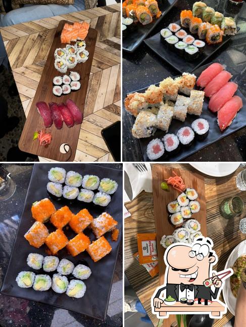 Commandez de nombreuses options de sushi