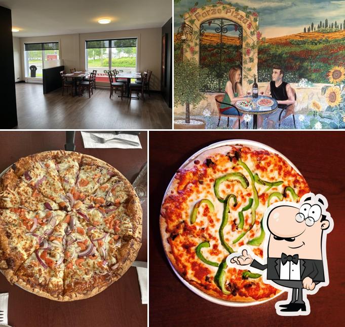 La intérieur et nourriture du restaurant