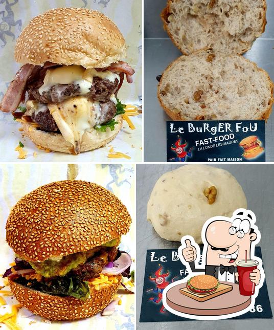 Prenez un hamburger à Le Burger Fou La Londe-les-Maures